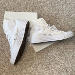 All White Converse